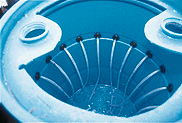 Inside of bucket