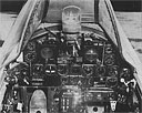 Cockpit of a Northrop P-61 Black Widow