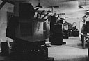 Night fighter pilots 'flying' the Link trainer, November 1943, Orlando, Florida