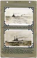 Album S-582 page 15: Battleships at sea, en route the the Mediterranean, 1913