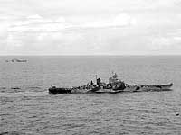 Photo # 80-G-235080 (cropped):  USS Iowa in Camouflage Measure 32, Design 1D, 24 January 1944.