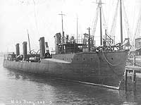 Photo # NH 498:  USS Barry in port soon after completion, circa 1902-1903
