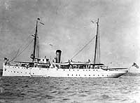 Photo # NH 1226:  USCGC Tampa (ex-Miami) in harbor, prior to World War I