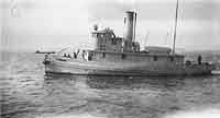 Photo # NH 41616:  U. S. Navy Harbor Tug No. 84, circa 1919.