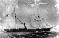 Photo # NH 42927:  USS Ottawa, lithograph by Shearman & Hart, 1861