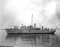 Photo # NH 54367  USS Elmasada at anchor, during the World War I era.