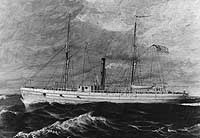 Photo # NH 55211:  USS Cherokee.  Photograph of a civil war era painting