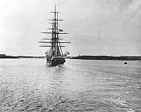 Photo # NH 55845:  USS Omaha in the Piscataqua River, circa the 1880s.  Photographed by L.V. Newell