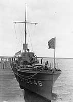 Photo # NH 57248:  USS Avenger in port, 1918