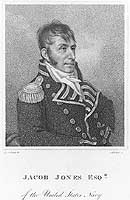 Photo # NH 63713:  Captain Jacob Jones, USN.  Engraving by D. Edwin after the painting by Rembrandt Peale