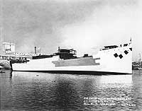 Photo #  NH 65037-A:  SS Western Sea after launching, at Seattle, Washington, 25 May 1918