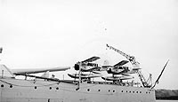 Photo # NH 68890: Curtiss SOC-s on board USS Tennessee, circa 1938