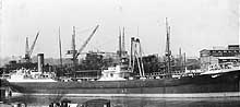 Photo # NH 70462:  Tanker Silver Shell at Wilmington, Delaware