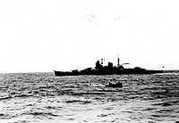 Photo # NH 73032: Japanese cruiser Mikuma in Sukumo Bay, Shikoku, April 1939.