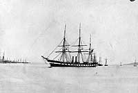Photo # NH 75895:  USS Niagara off Boston, Mass., 1863