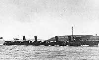 Photo # NH 77118:  USS Dale underway, circa 1903-1916