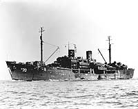 Photo # NH 78161:  USS Carteret in San Francisco Bay, California