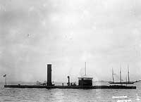 Photo # NH 78678:  USS Canonicus in Hampton Roads, Virginia, June 1907