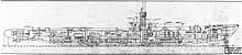 Photo # NH 79499: Inboard Profile plan of USS Snapper, as updated to 8 March 1945