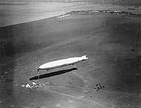 Photo # NH 80473: USS Shenandoah moored at NAS North Island, San Diego, California, October 1924'