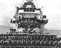 Photo # NH 83115: Ship's Company of USS Minneapolis, 1936