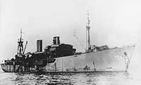 Photo # NH 83249:  USS Birgit at anchor, circa 1945
