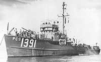 Photo # NH 85160: USS PCS-1391, photographed circa 1945-1946