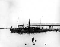 Photo #  NH 95902:  Tug Blanche in port, circa 1918 or earlier