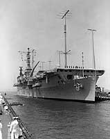 Photo # NH 97624:  USS Wright arriving in San Diego, California, June 1963