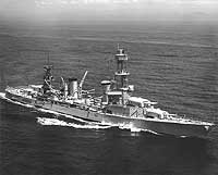Photo # NH 97838:  USS Pensacola at sea, September 1935