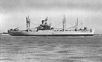 Photo # NH 97856:  USS Libra underway in Hampton Roads, Virginia, 11 August 1952