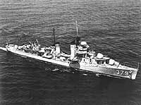 Photo # NH 97937:  USS Preston at sea during the 1930s