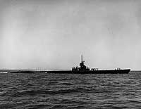 Photo # NH 98379:  USS Scamp underway, circa 1943-44