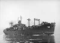 Photo # NH 98727:  USS Hanover in San Francisco Bay in late 1945 or early 1946