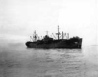 Photo # NH 98837:  USS Highlands in the Pacific, circa 1945 or early 1946
