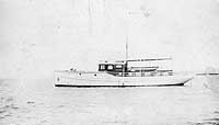 Photo #  NH 99221:  Motor boat Albacore, prior to World War I