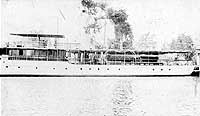 Photo #  NH 99315:  Motor yacht Arcady in port, prior to her World War I era Naval service.
