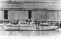 Photo # NH 101396:  USS Chipper in port, during World War I