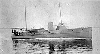 Photo # NH 101884:  Motor boat Ellen, photographed in 1917.