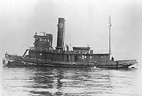 Photo #  NH 102019:  Harbor tug P.R.R. No.9, prior to her World War I Navy service