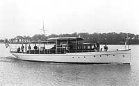 Photo #  NH 102161:  Motor boat Ethel M. Ward underway, prior to World War I