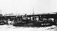 Photo # NH 102163:  USS Riette in an icy harbor, circa 1917-19.