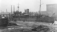 Photo # NH 102164:  USS Rogday in port, probably at Boston, Mass., 1918-1919