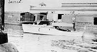 Photo # NH 102201:  USS Secret in port, during World War I