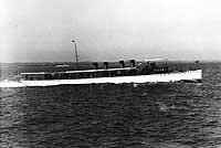 Photo #  NH 102227:  Steam yacht Sovereign underway, prior to World War I