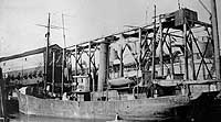 Photo #  NH 102238:  Trawler Spray in port, probably prior to her World War I Navy service