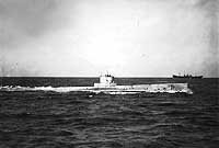 Photo # NH 102849:  USS R-14 underway, probably during trials in late 1919 or early 1920