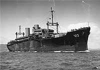 Photo # NH 103420:  USS Admiral E. W. Eberle in San Francisco Bay, California, in late 1945 or early 1946.