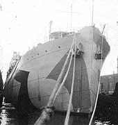 Photo #  NH 103471:  S.S. Deerfield in port, 1918