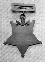 Photo # NH 105628:  Medal of Honor awarded to William Gardner